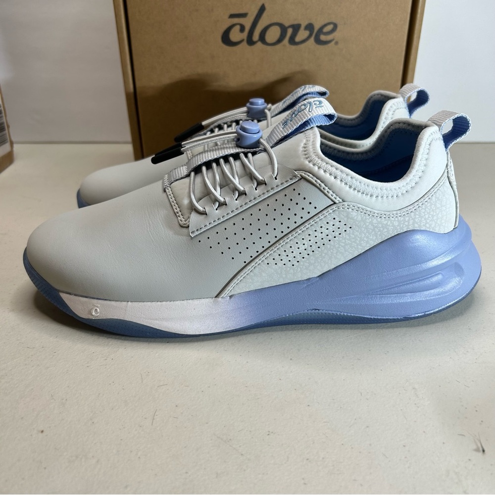 Clove Comfort Sneaker Nursing / Healthcare Shoes Gray Matter Blue